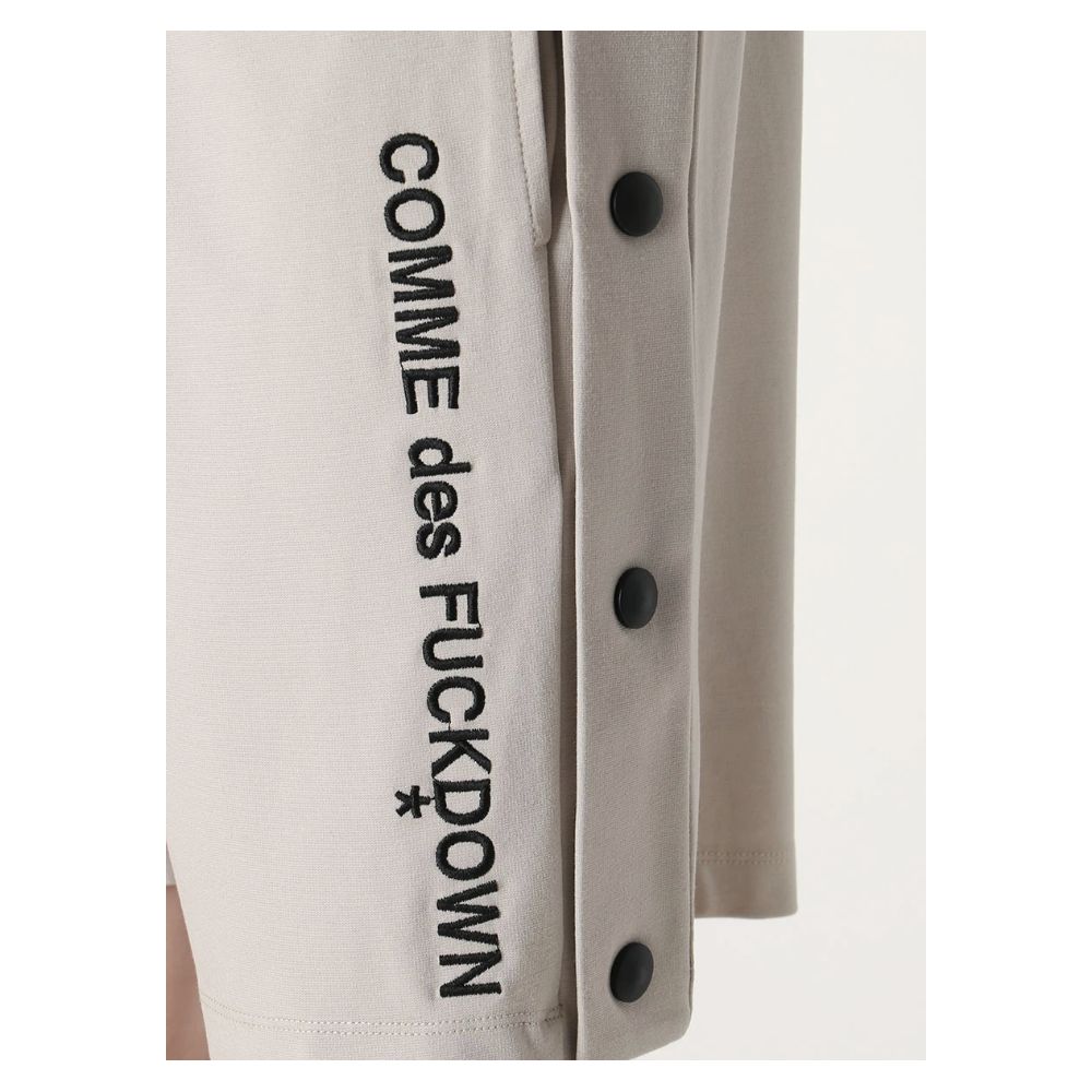 Comme Des Fuckdown Beige Viscose Short