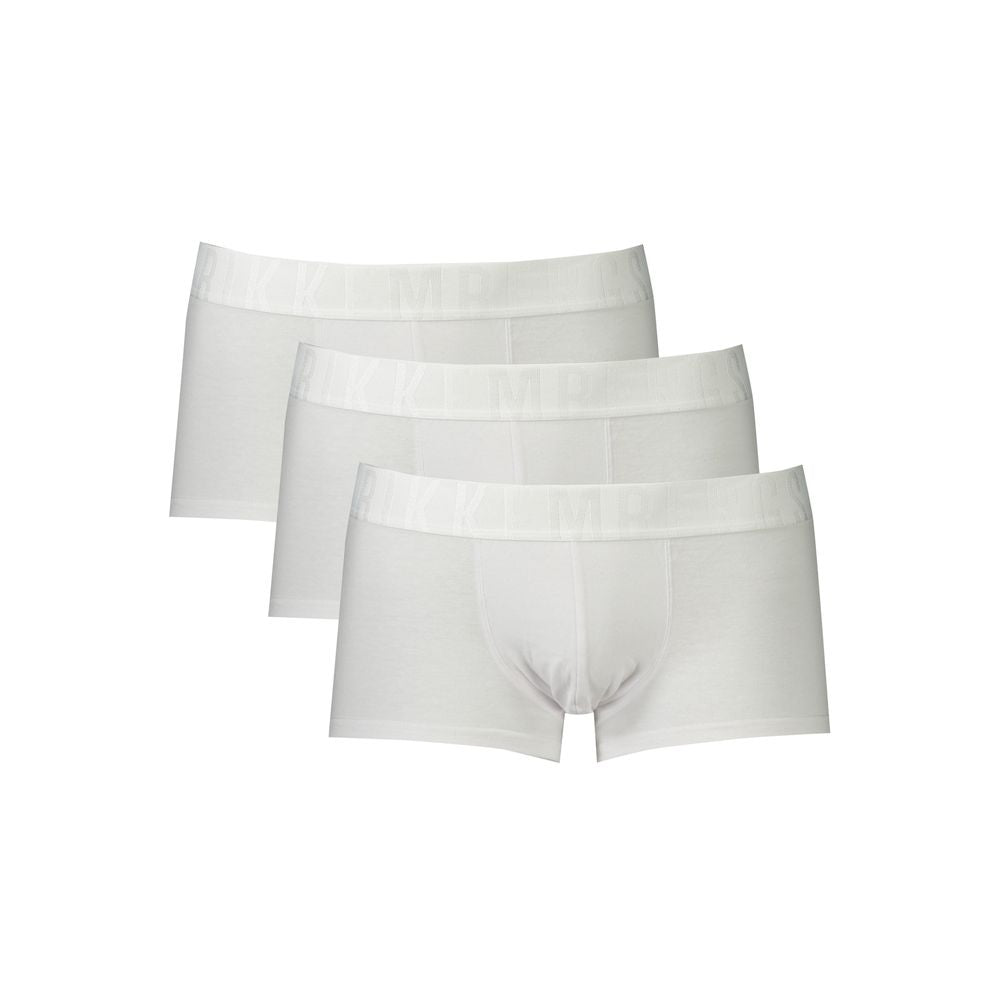 Bikkembergs White Cotton Underwear