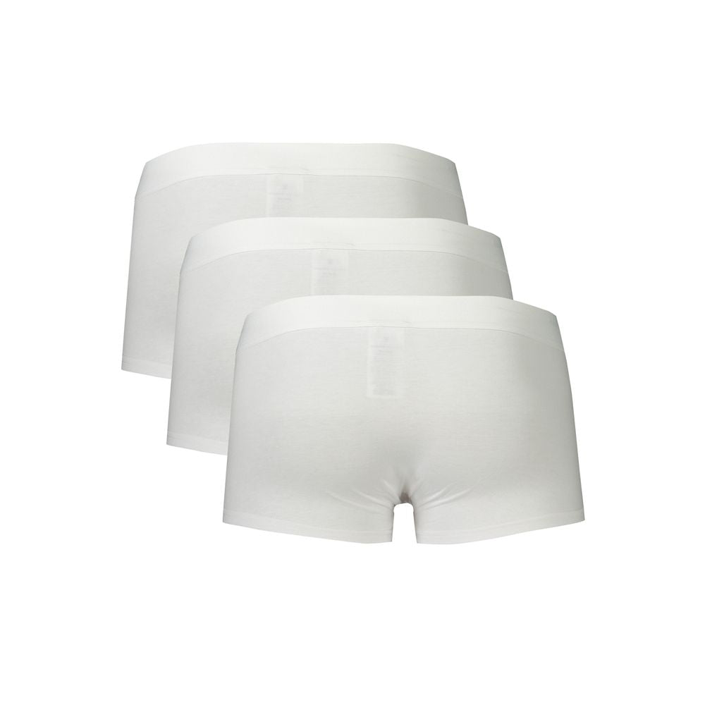 Bikkembergs White Cotton Underwear