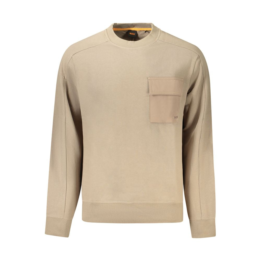 Hugo Boss Beige Cotton Sweater