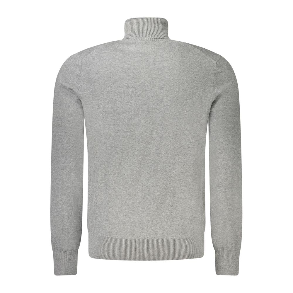 Hugo Boss Gray Cotton Sweater