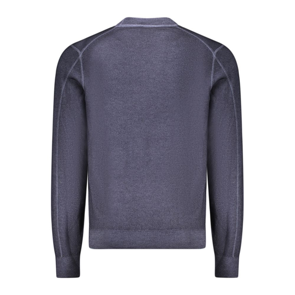 Hugo Boss Blue Wool Sweater