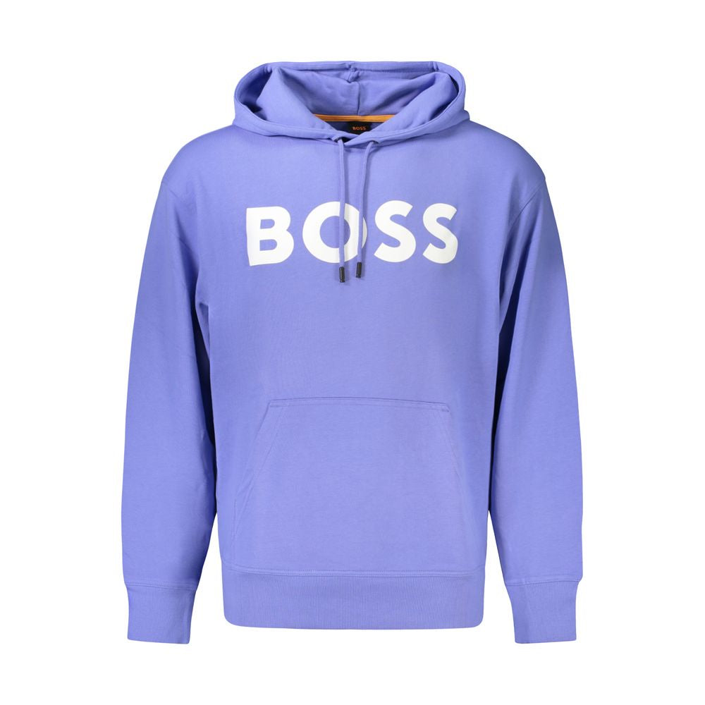 Hugo Boss Blue Cotton Sweater