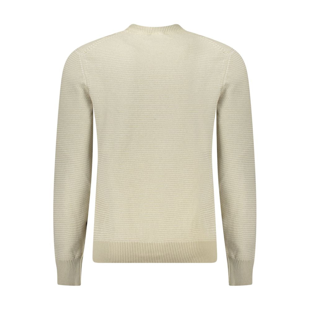 Hugo Boss Beige Cotton Sweater