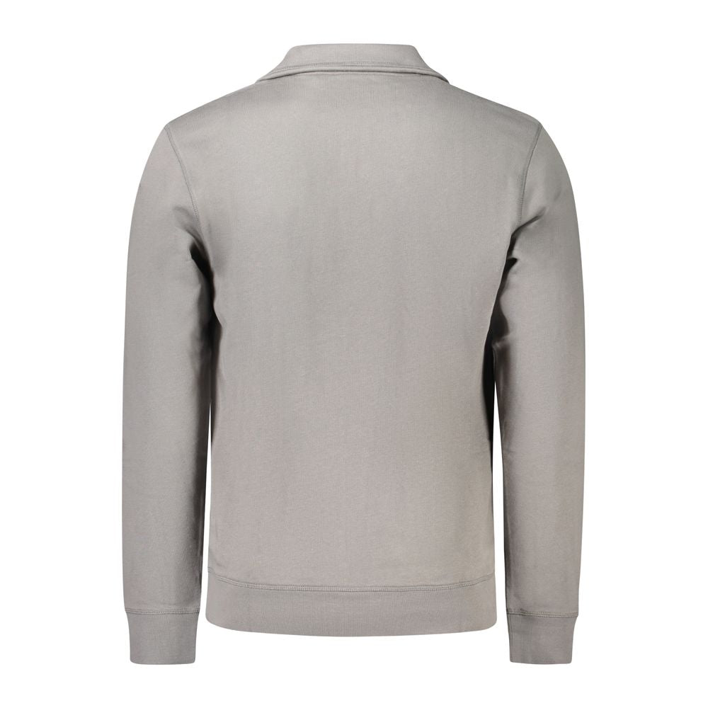 Hugo Boss Gray Cotton Sweater