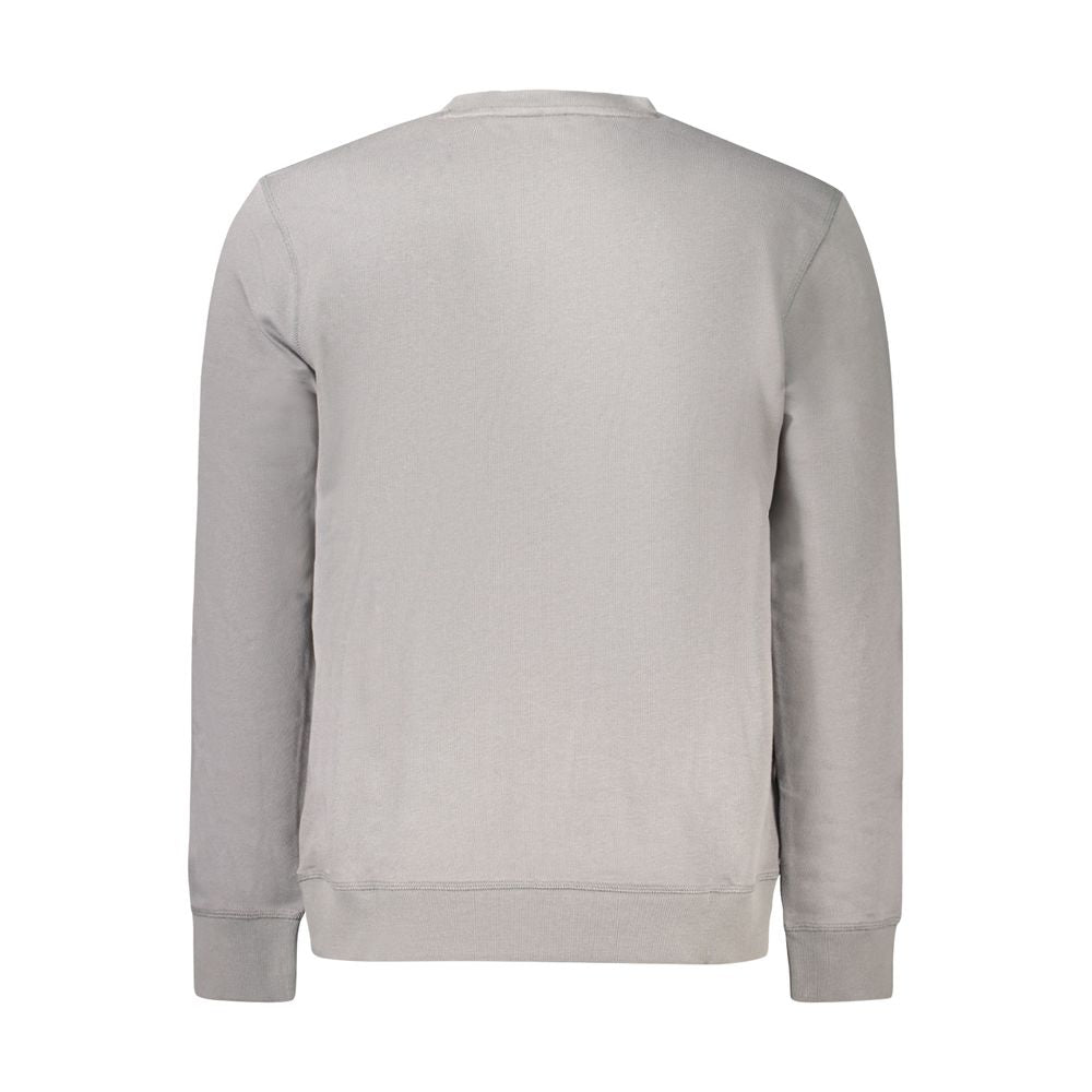 Hugo Boss Gray Cotton Sweater