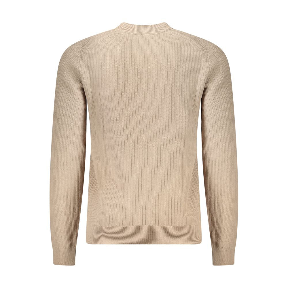 Hugo Boss Beige Cotton Sweater