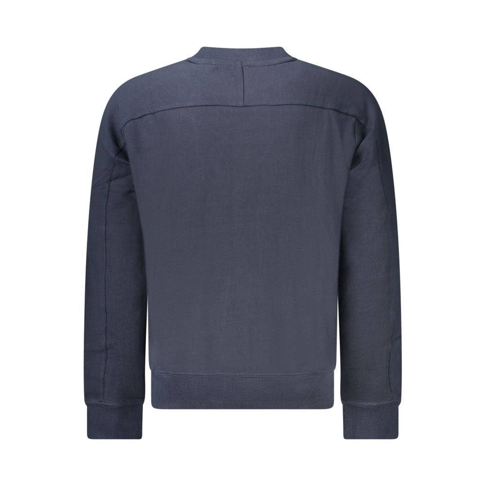 Hugo Boss Blue Cotton Sweater