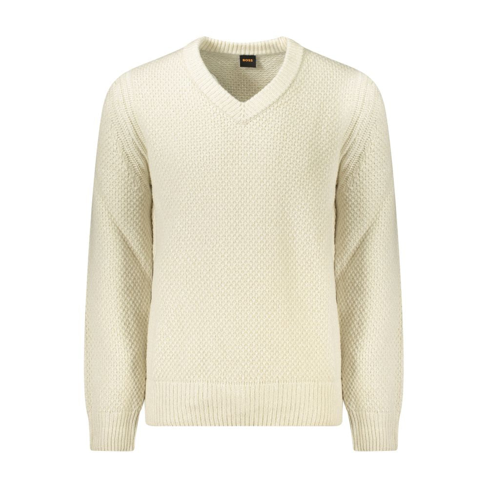 Hugo Boss Beige Wool Sweater