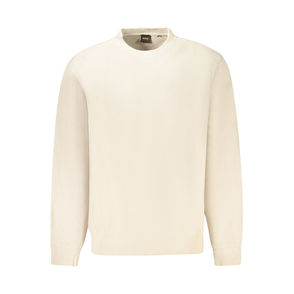 Hugo Boss Beige Cotton Sweater