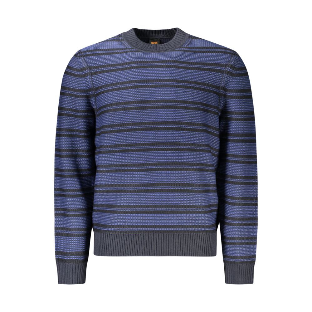 Hugo Boss Blue Wool Sweater