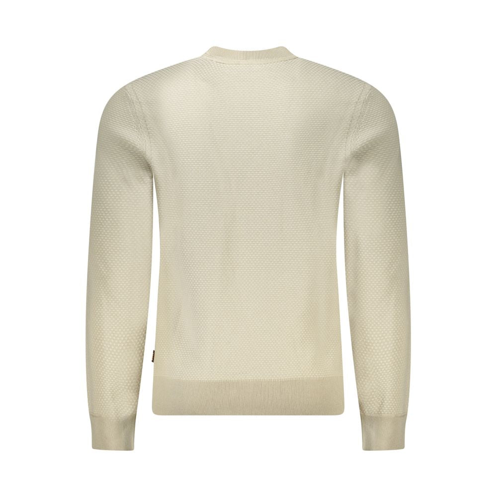 Hugo Boss Beige Cotton Sweater