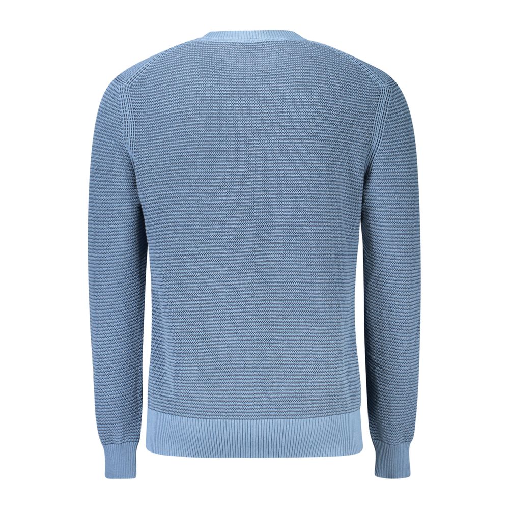 Hugo Boss Blue Cotton Sweater