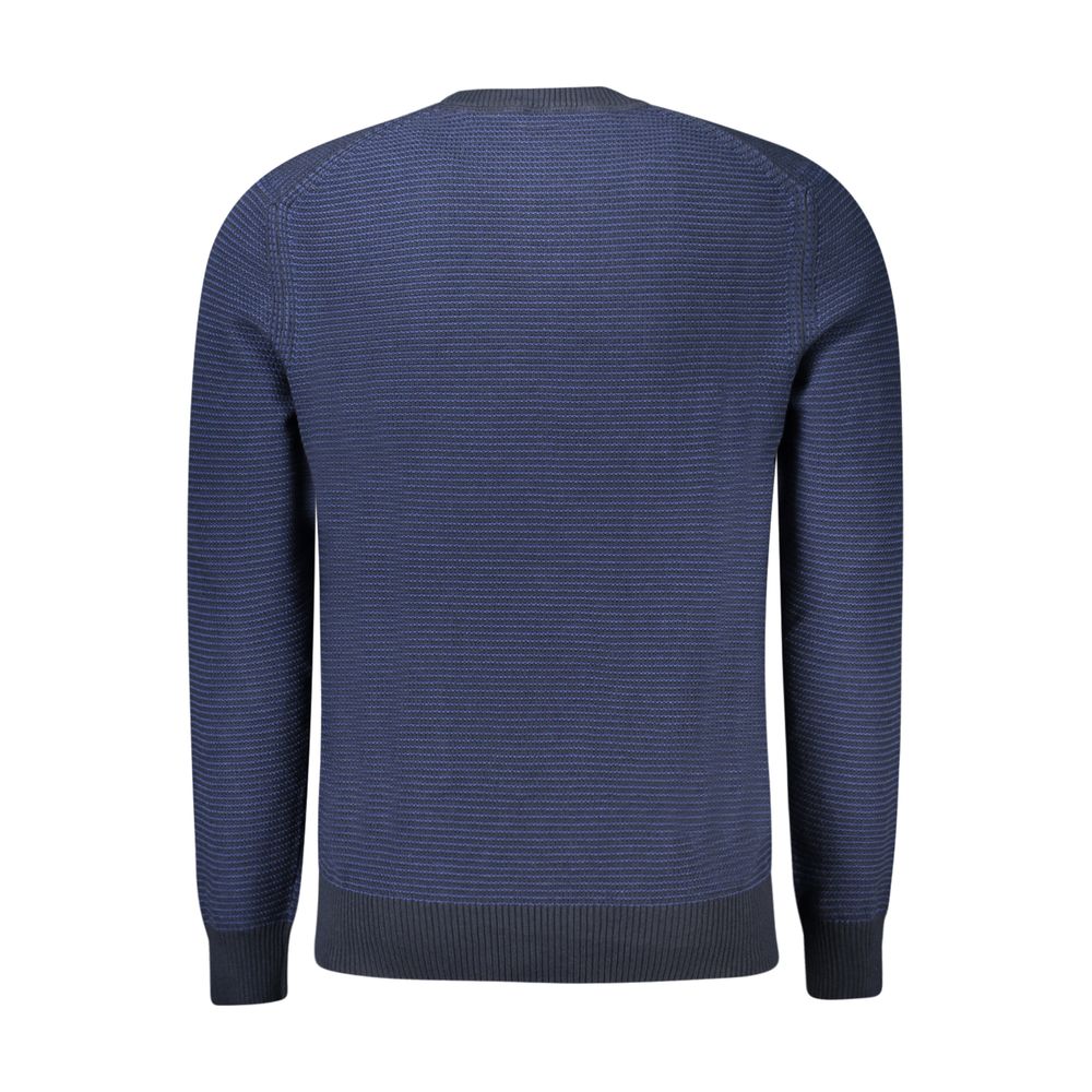 Hugo Boss Blue Cotton Sweater