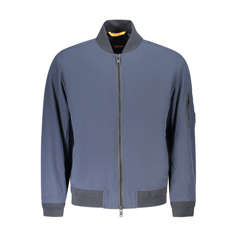 Hugo Boss Blue Elastane Jacket