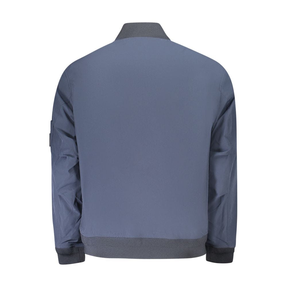 Hugo Boss Blue Elastane Jacket