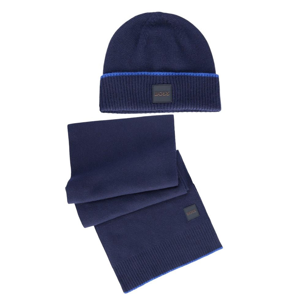 Hugo Boss Blue Wool Hats & Cap