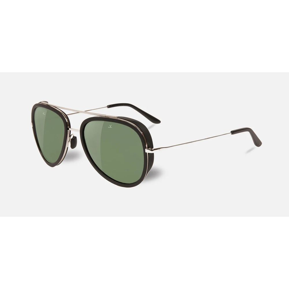 Vuarnet Black Stainless Steel Sunglasses