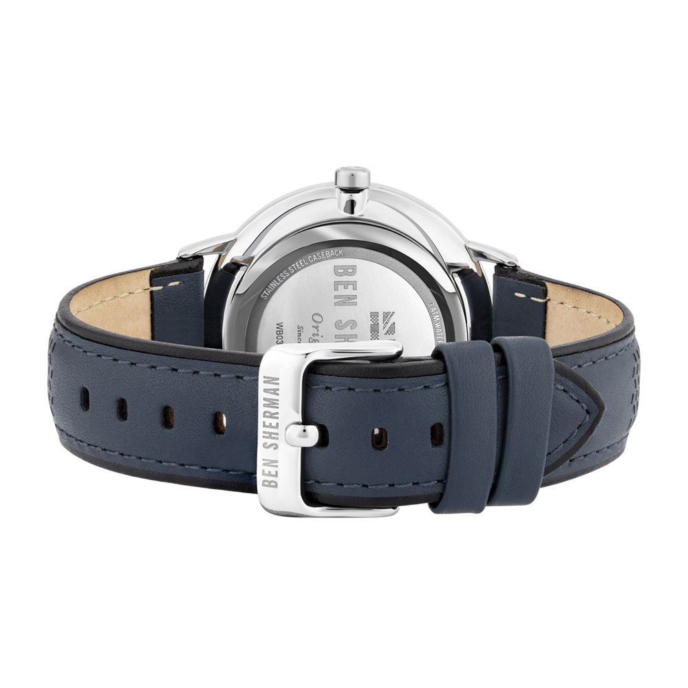 Ben Sherman Blue Leather Watch