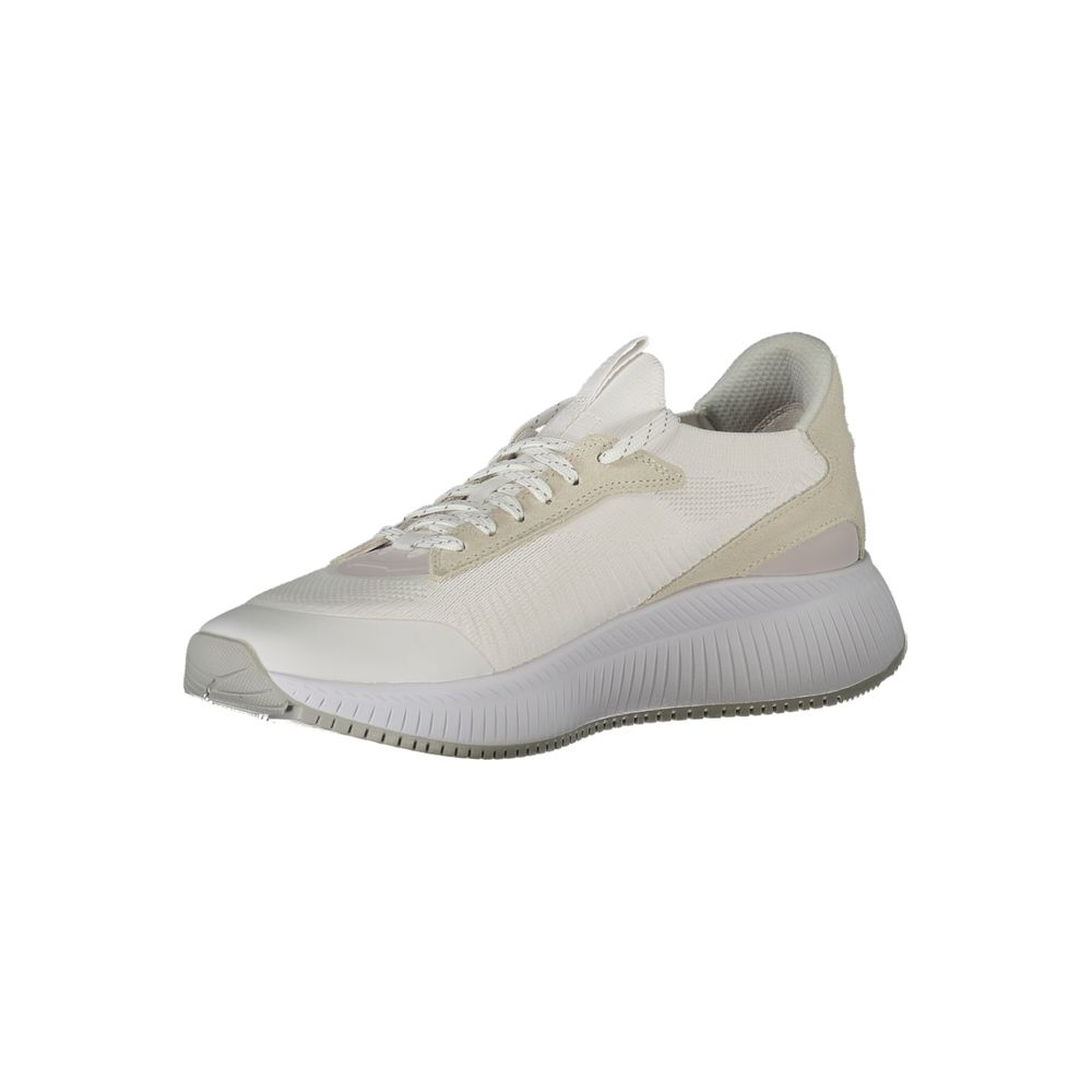 Hugo Boss White Polyester Sneaker