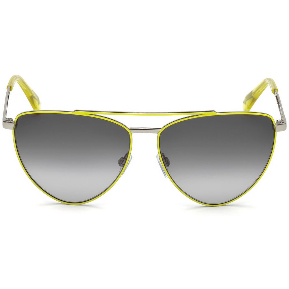 Just Cavalli Yellow Metal Sunglasses