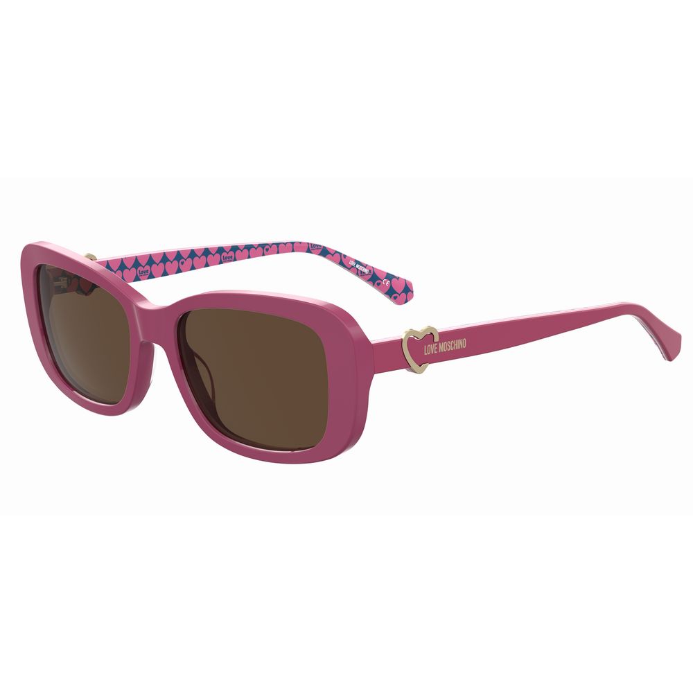 Love Moschino Fuchsia Acetate Sunglasses