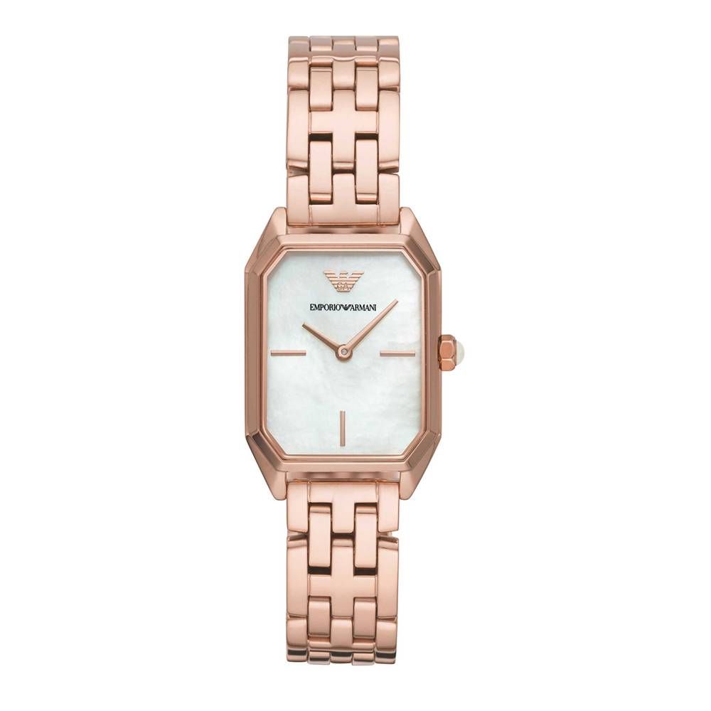 Emporio Armani Rose Gold Steel Watch