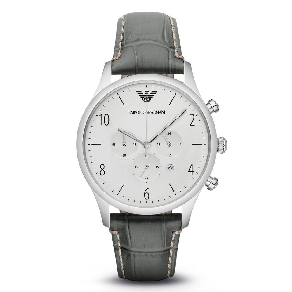 Emporio Armani Green Leather Watch