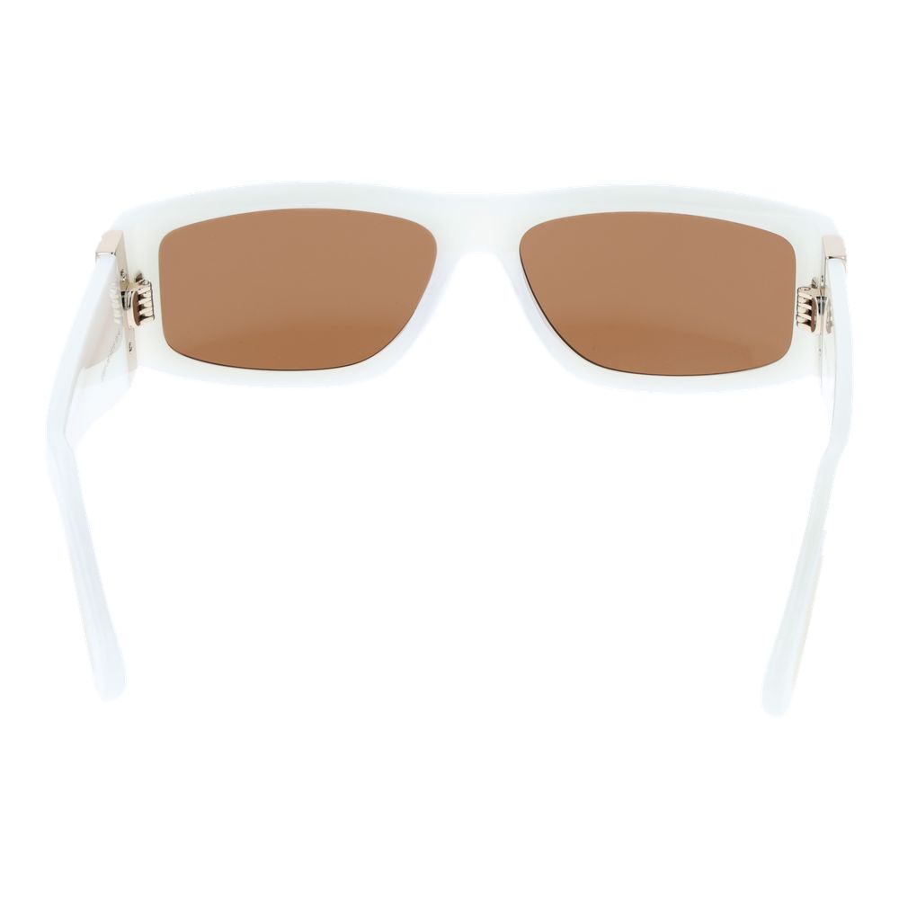 GCDS White Unisex Sunglasses