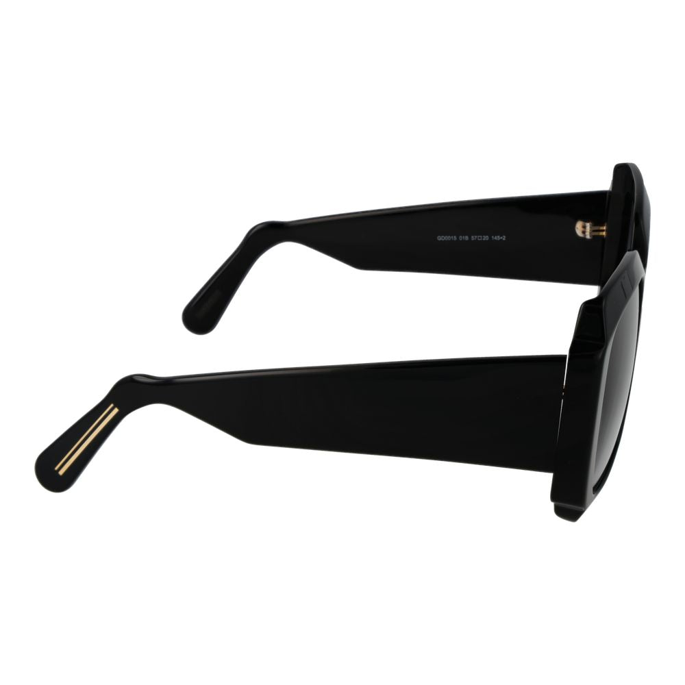 GCDS Black Unisex Sunglasses