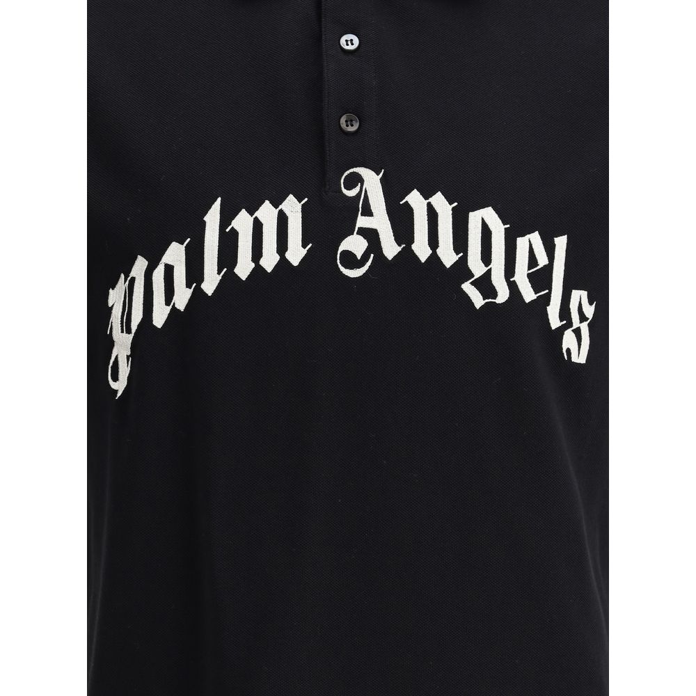 Palm Angels Logoed Polo Shirt