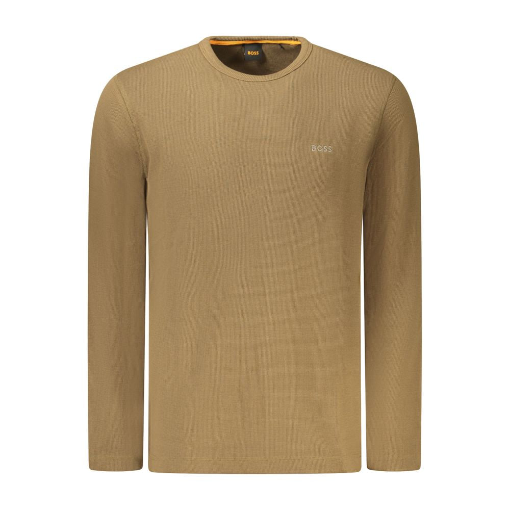 Hugo Boss Brown Cotton Sweater