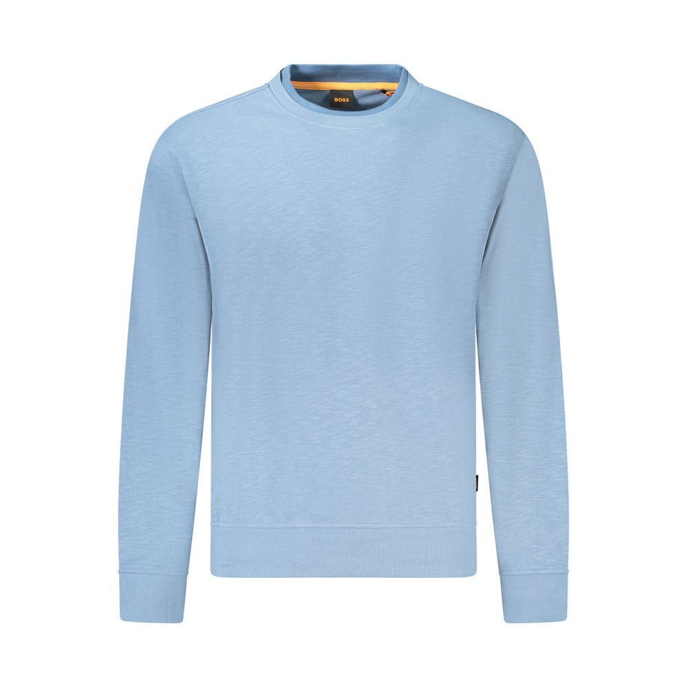 Hugo Boss Light Blue Cotton Sweater