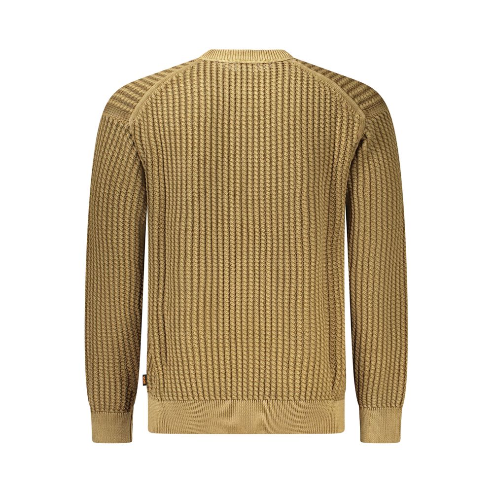 Hugo Boss Brown Cotton Sweater