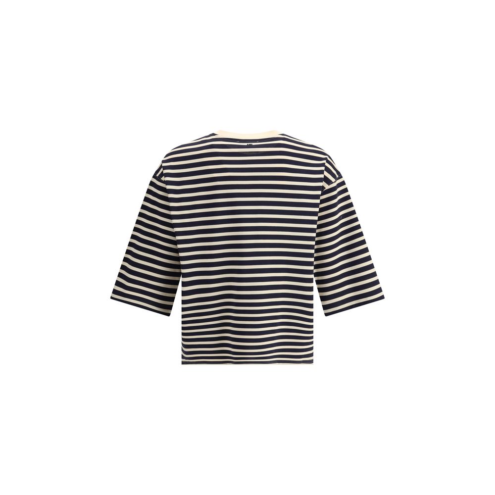 Ami Paris Striped oversized T-shirt