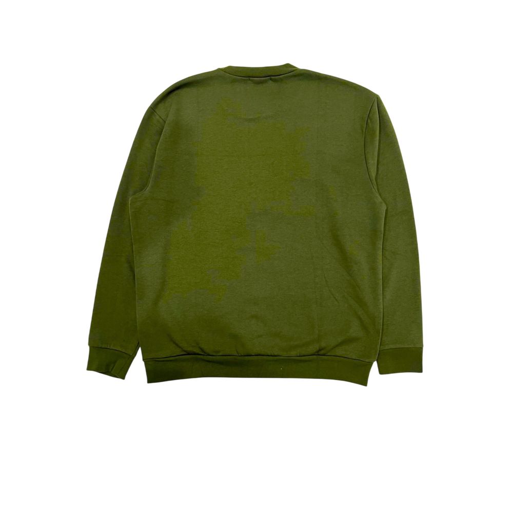 Cavalli Class Green Polyester Sweater