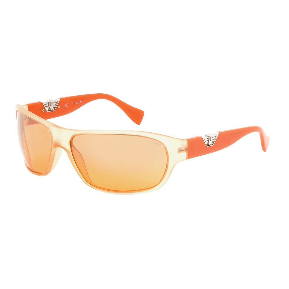 Police Orange Injected Sunglasses