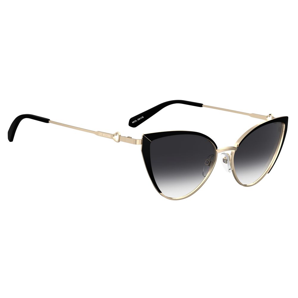 Love Moschino Black Metal Sunglasses