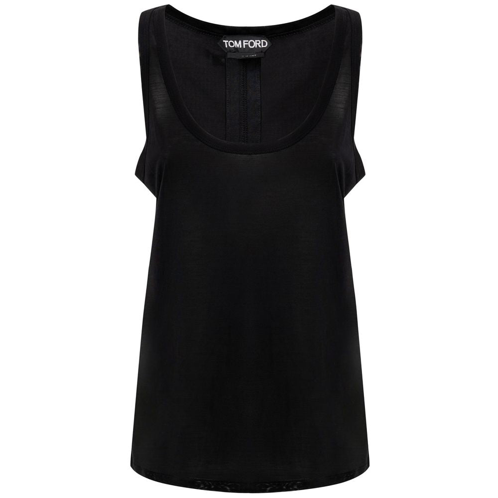 Tom Ford Black Silk Tops & T-Shirt