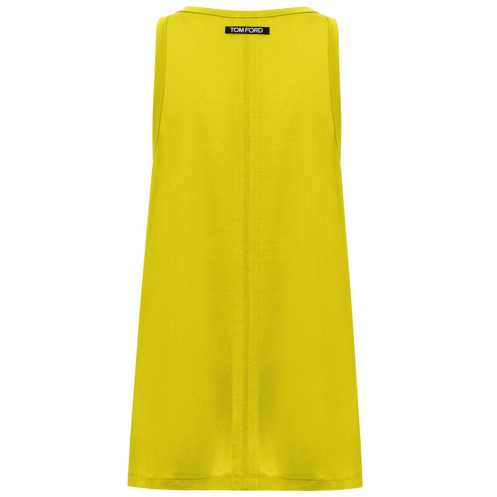 Tom Ford Yellow Silk Tops & T-Shirt