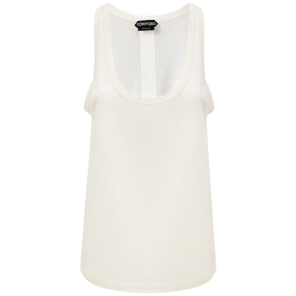 Tom Ford White Silk Tops & T-Shirt