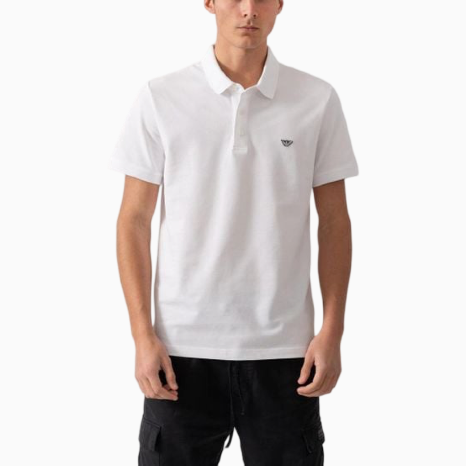 Мъжка бяла поло тениска Emporio Armani EM000571 AF12331