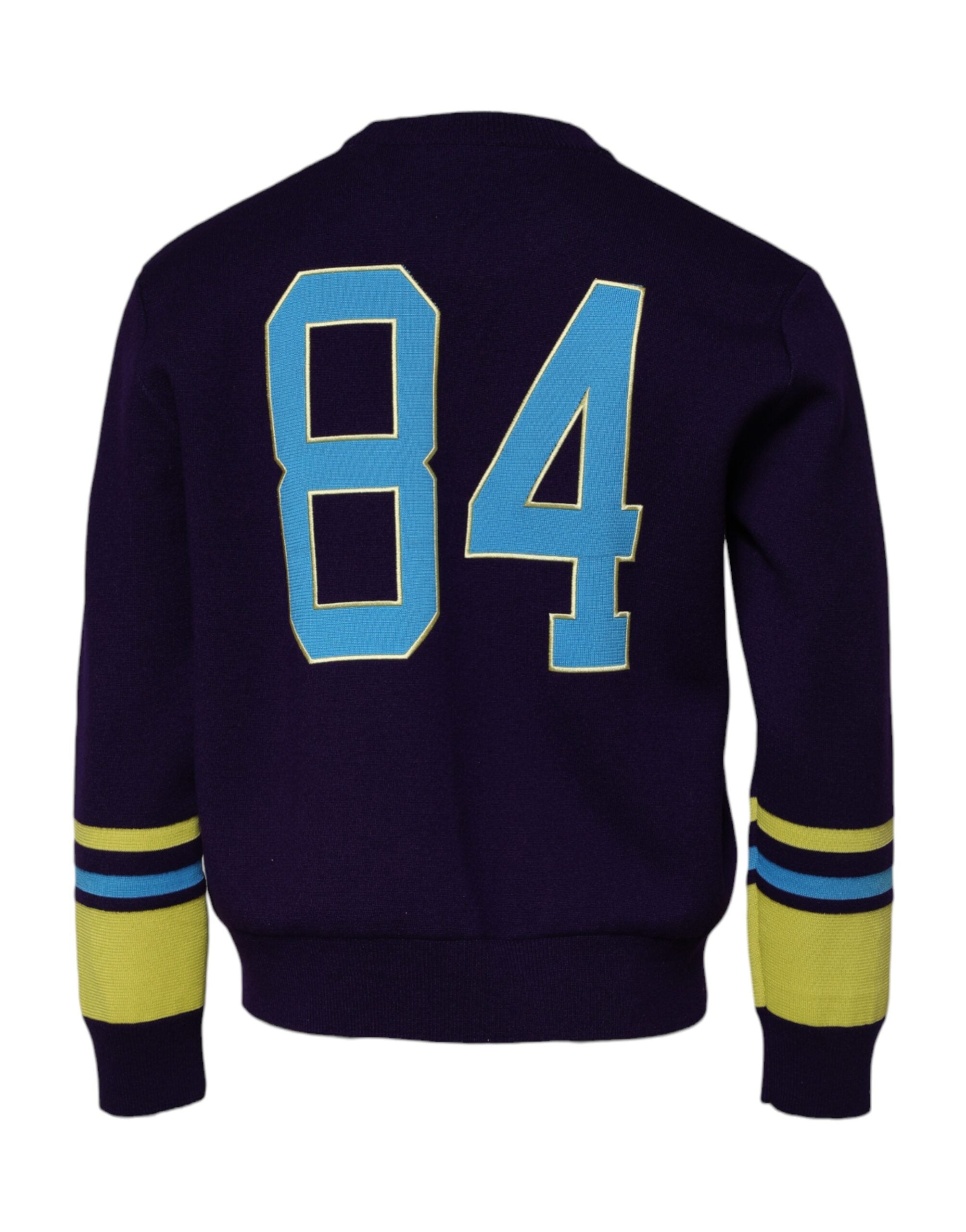 Dolce &amp; Gabbana Blue 1984 Milano суитшърт с деколте