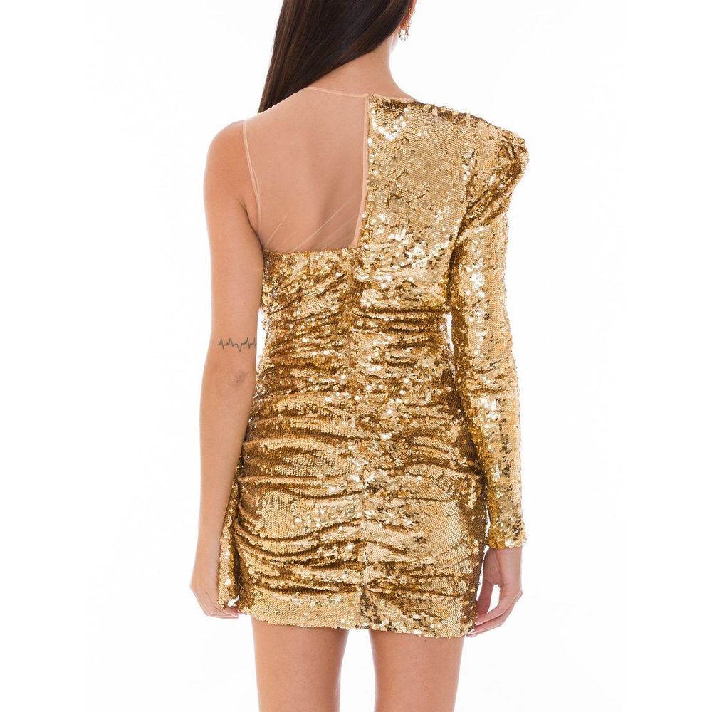 Elisabetta Franchi Yellow Polyamide Dress