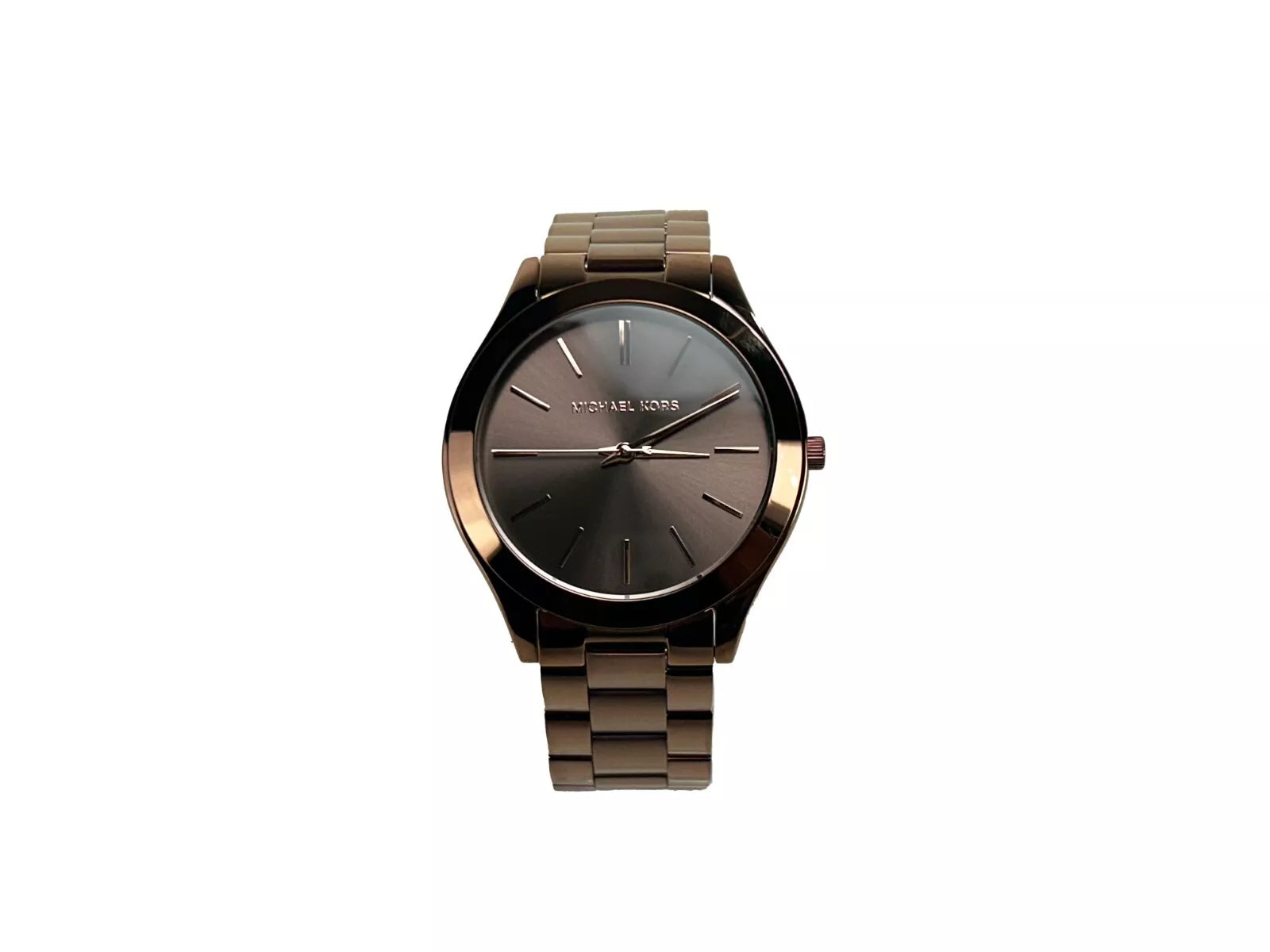 Michael Kors Slim Runway Brown Stainless Steel Watch MK3418