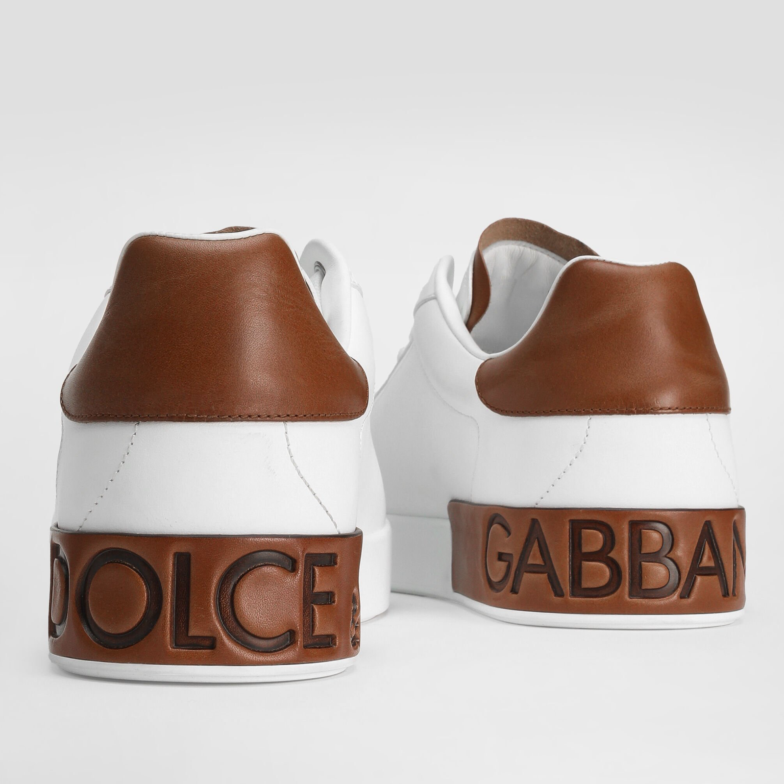 Dolce & Gabbana Portofino Men Sneakers CS2278A9U73 Heel View