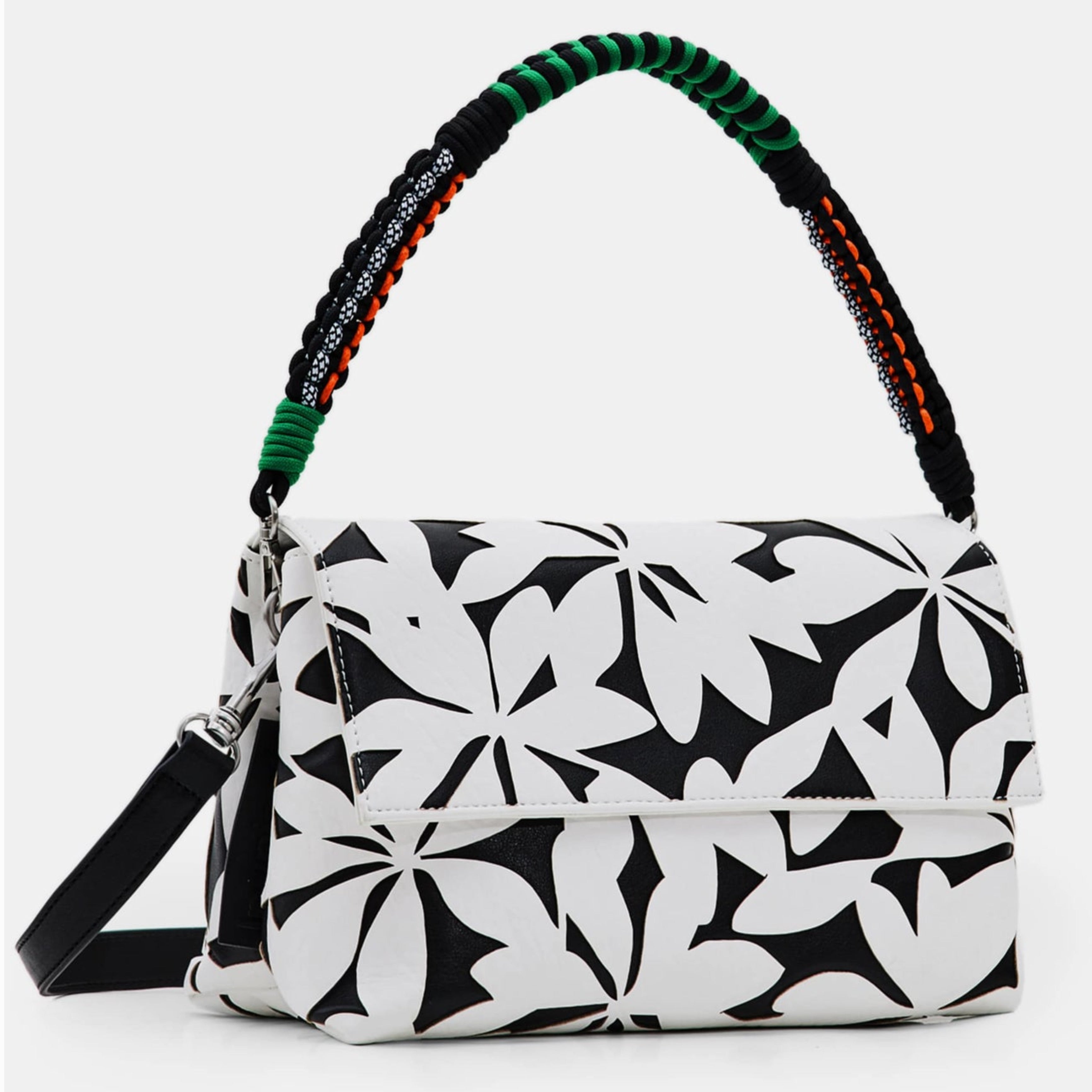 Дамска чанта Women’s shoulder bag Desigual Venezia 2.0 23SAXP72 1001 Black and White