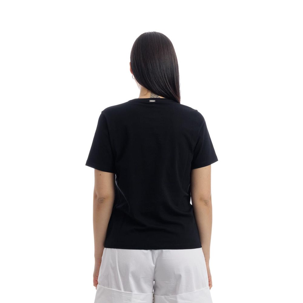 Herno Black Cotton Tops & T-Shirt