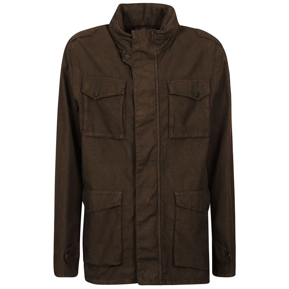 Herno Brown Linen Jacket