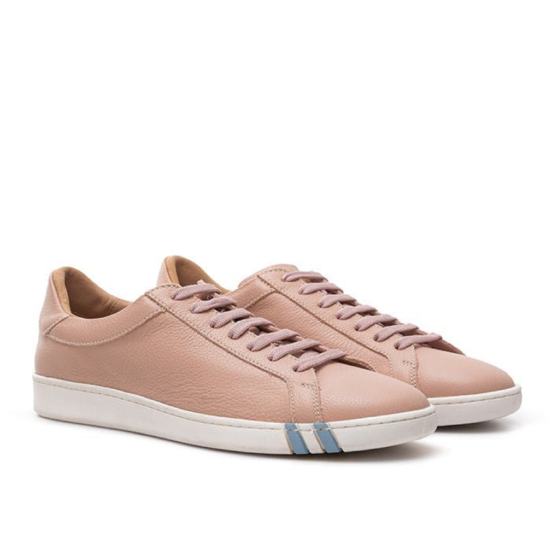 Дамски маратонки Bally Elegant Pink Leather Sneakers